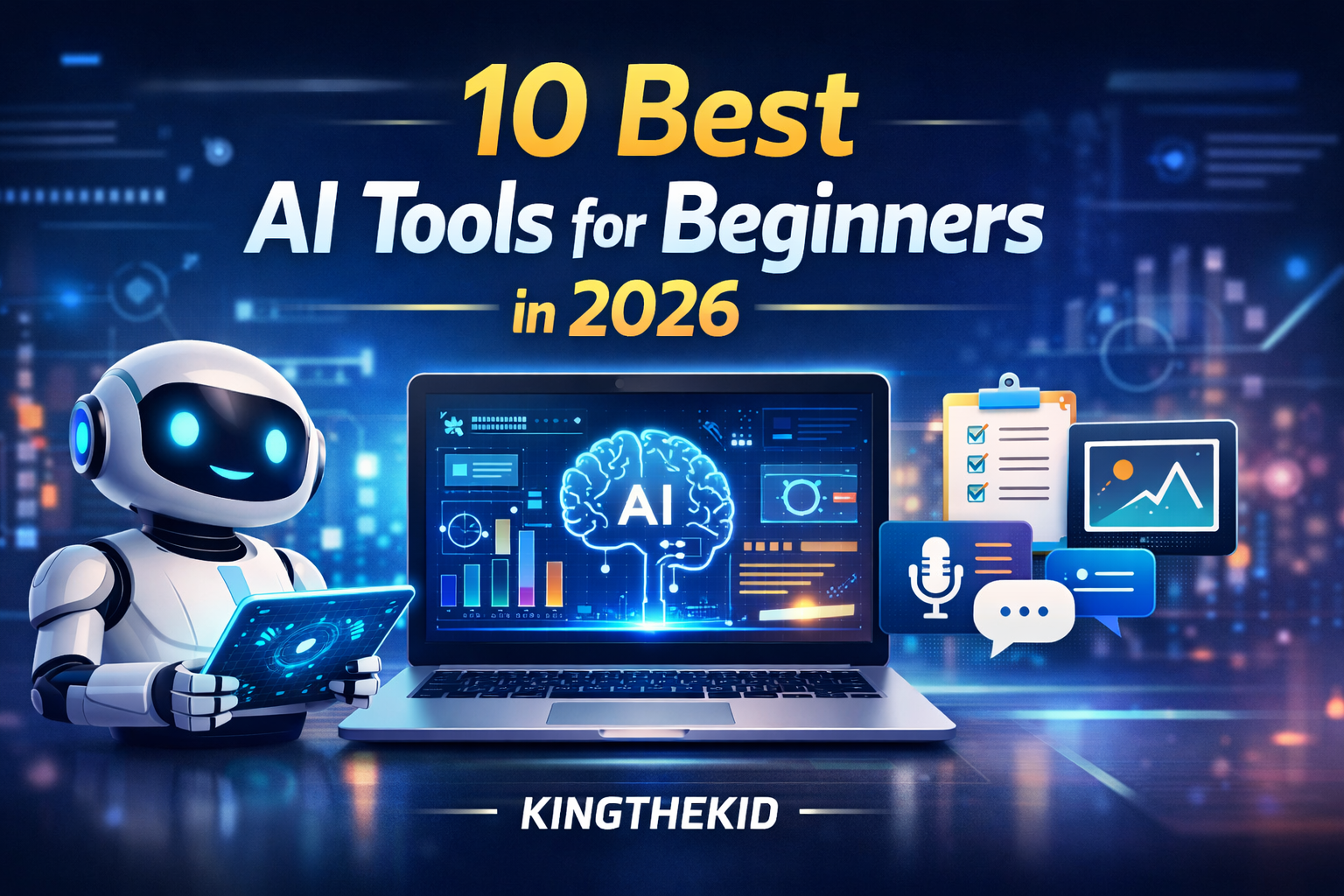7 Best AI Tools for Beginners (2026 Guide)